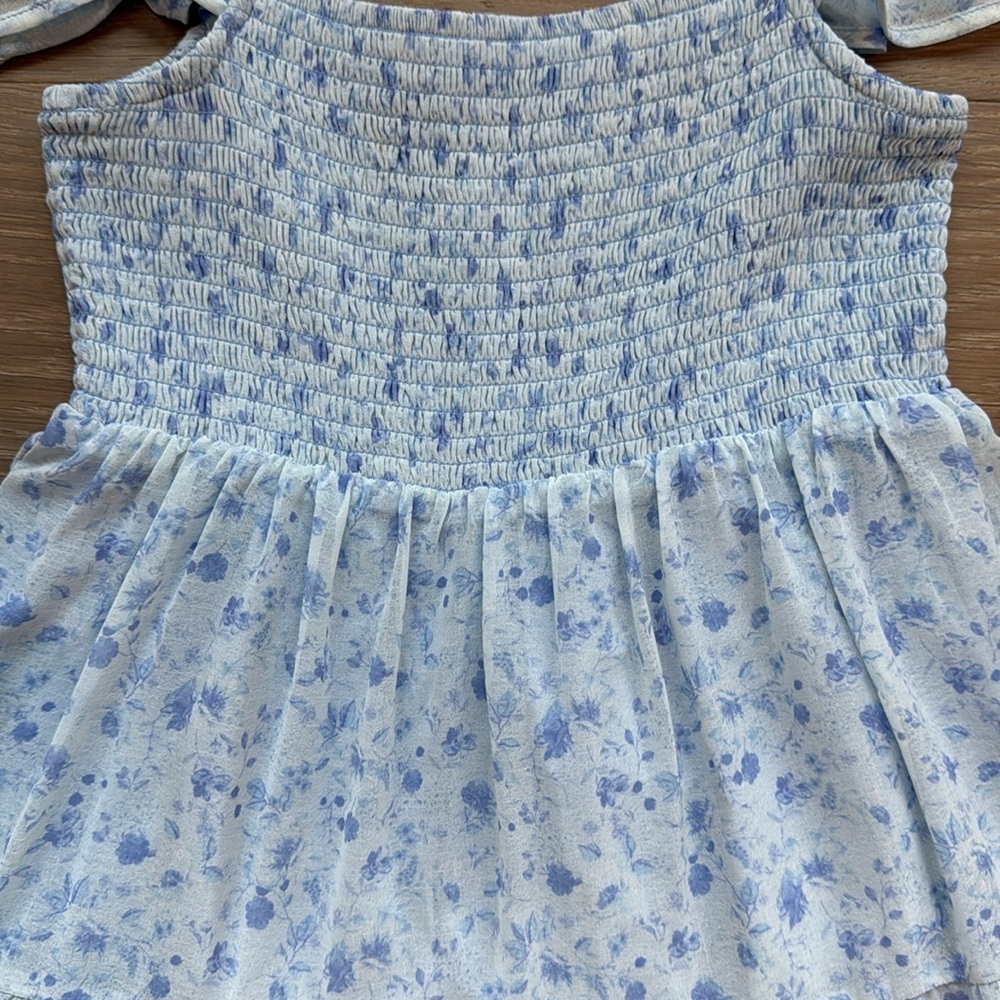 Altar’d State Floral Blue Dress